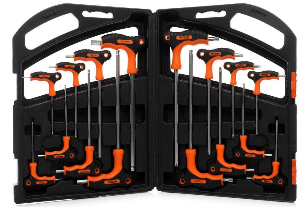 Zestaw wkrętaków TORX 16 el. | Stal S2 | Walizka