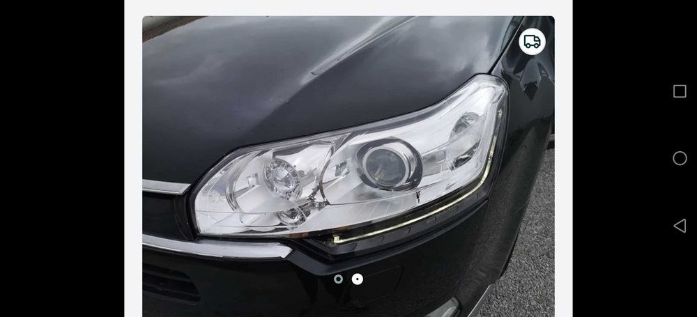 Selling left front headlight for Citroën C5