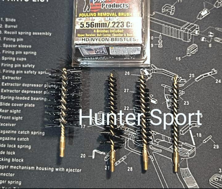 Ерши,вишеры,патчи для чистки оружия, чищення зброї, патронника АК/AR15