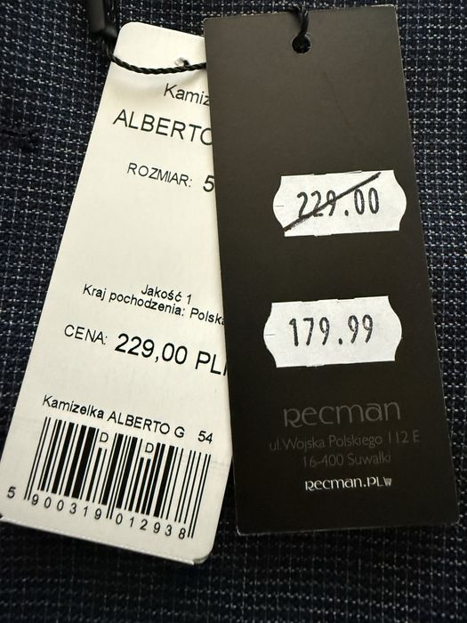 Kamizelka nowa, nieużywana