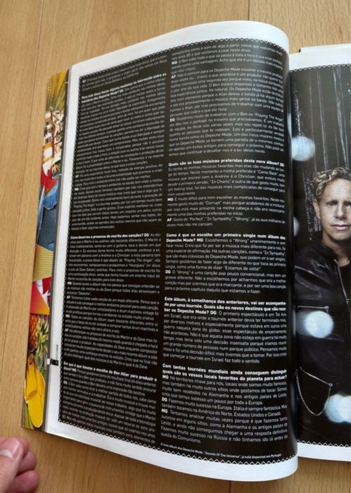 Revista “Dance Club” com Depeche Mode na capa
