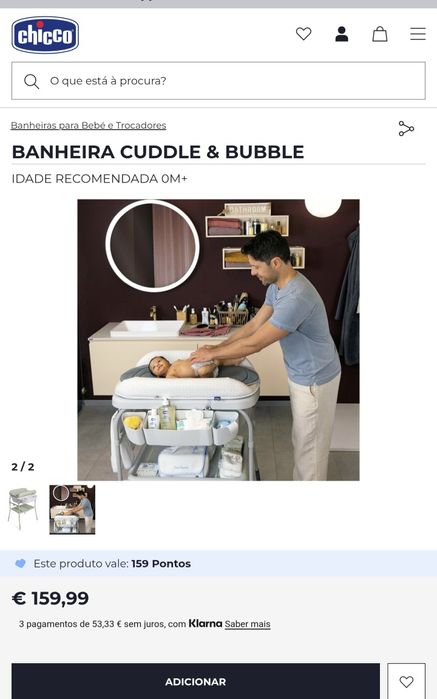 Banheira cuddle bubbles chicco