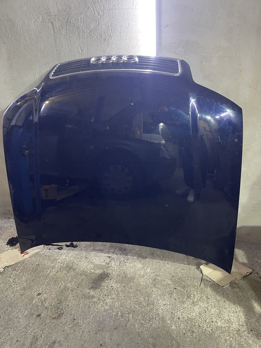 Капот Audi a4 b6 Ауді а4 б6 сірий синій