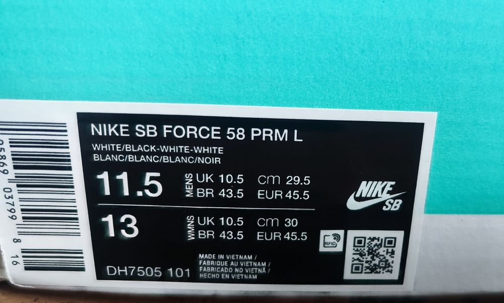 Buty Nike SB Force 58 Premium Nowe