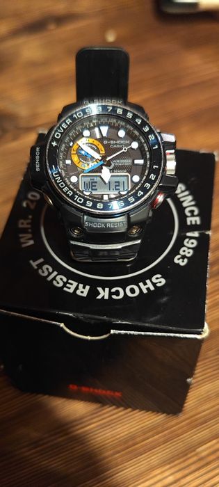 Casio G-shock GWN1000E komplet. Nowy akumulator
