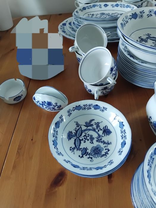 Serwis obiadowy 12 osób Porcelana KSIĄŻ 60 elementów