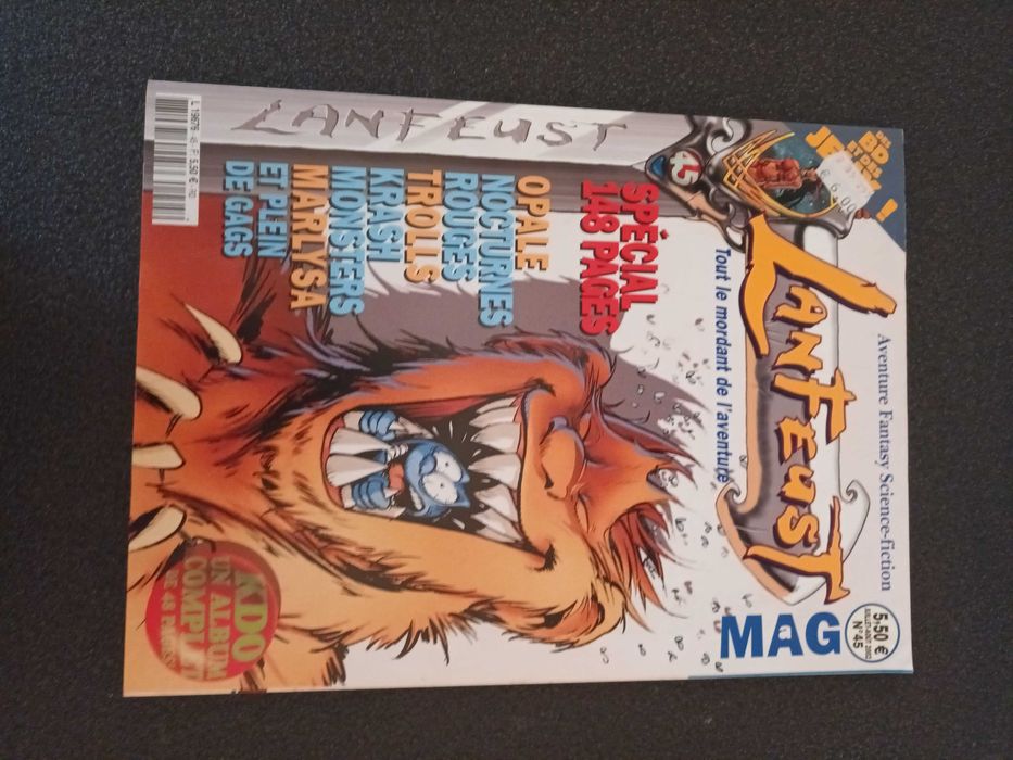 Lote de 5 revistas comics Lanfeust MAG 45-58 ano 2002/3 SOLEIL
