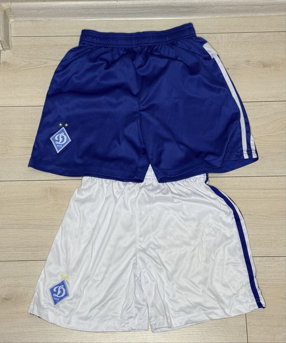 Шорти Dynamo Kyiv  • Сині + білі • Футбольна форма
