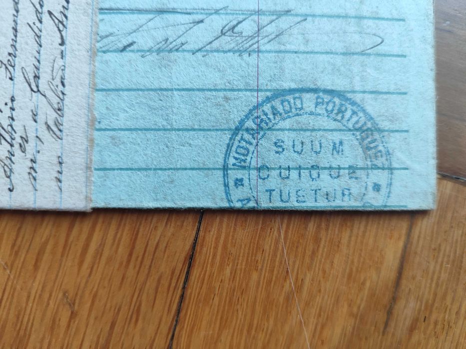Documentos selados, encadernados, manuscritos séc. XIX/início XX