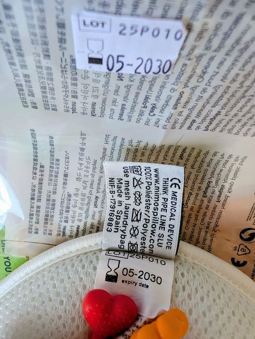Poduszka ortopedyczna MIMOS S dla niemowląt + poszewka
