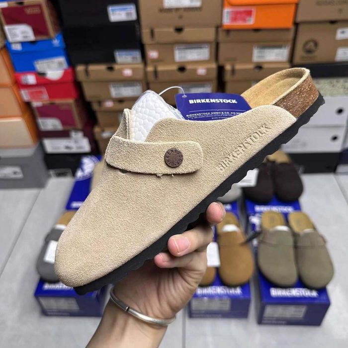 Birkenstock Boston beżowe 38