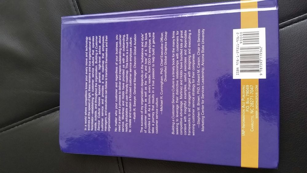 Livro "Building a Customer Service Culture"