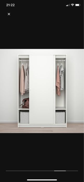 Roupeiro c/portas deslizantes