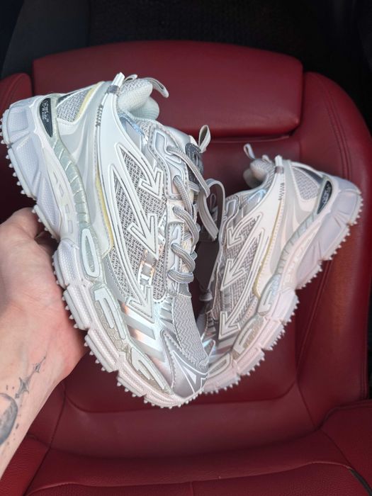 (ОПЛАТА ПІСЛЯ ОГЛЯДУ)Off White Be Right Back Grey White Офф Вайт Бі Райт Бек Сіро-білі