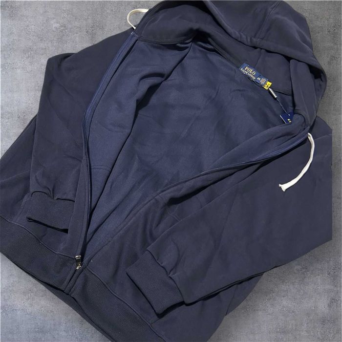 Hoodie Ralph Lauren Full-Zip - Original (Azul Marinho)