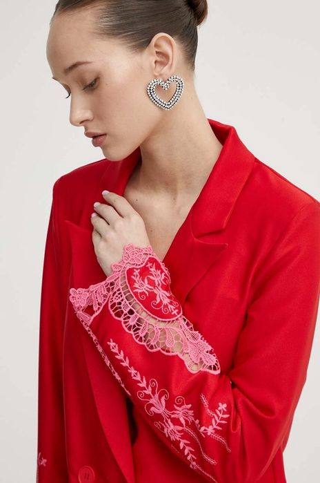 Marynarka z haftem Never Fully Dressed  38