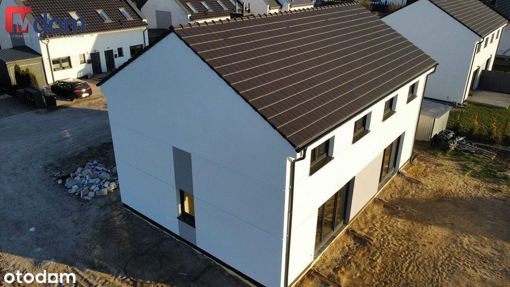 Ogród od zachodu/bez skosów/działka 400 m2