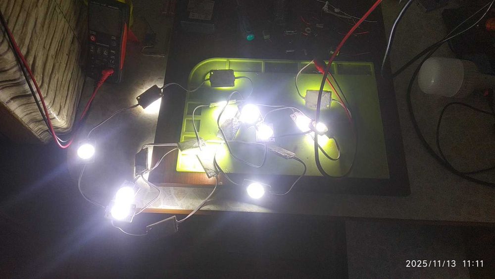 Светодиодный модуль,2.4W круглый,12В,IP65 белый