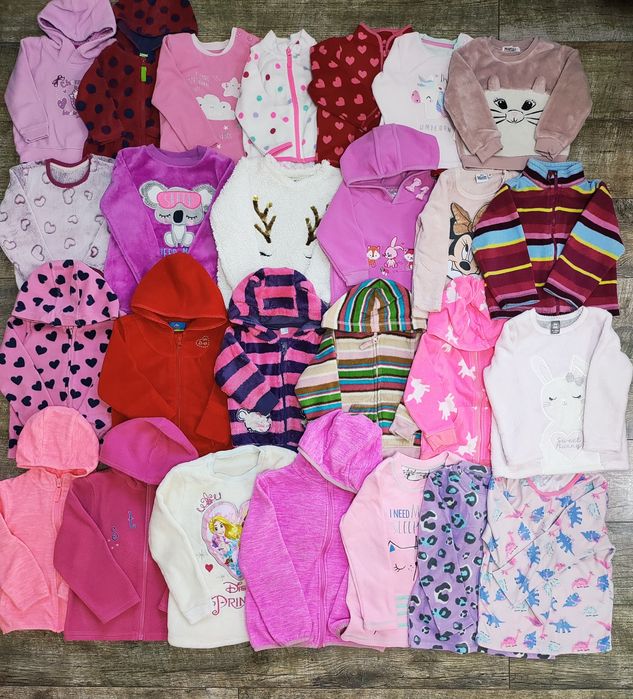 Флісові кофти, фліски, толстовки, Primark, Disney, р. 74-116, 1-6 роки