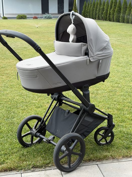 Cybex priam 4.0 grey, шасі matt blak 3в1