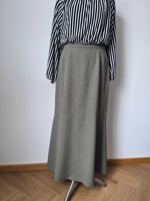 Długa spódnica maxi wzorzysta Ashley Brooke elegancka spódnica