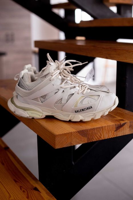 Мужские кроссовки Balenciaga Track "White" Premium. Размеры 40-46