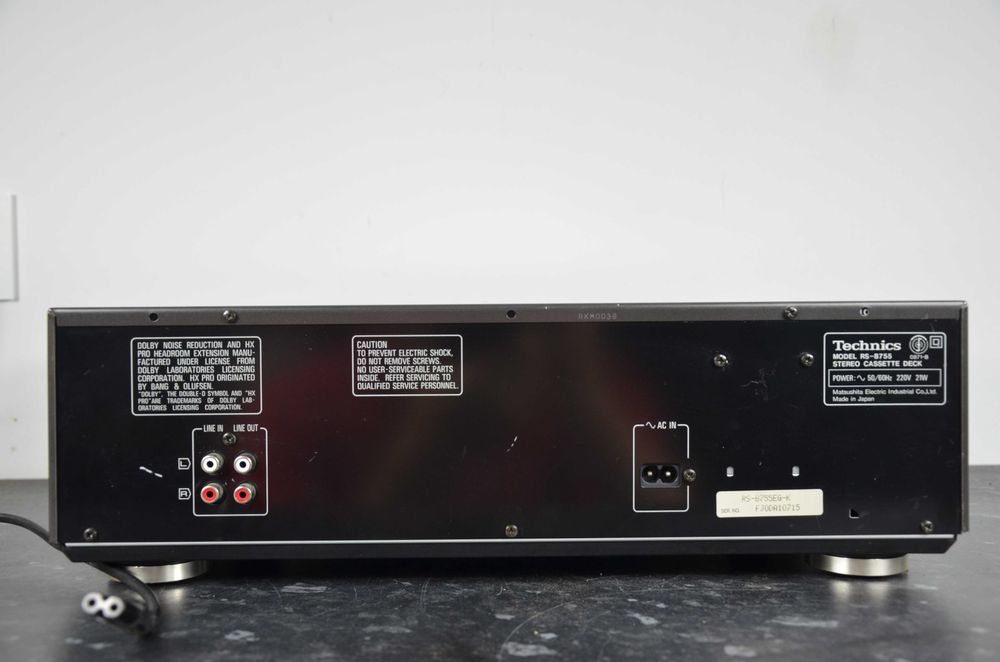 Magnetofon kasetowy Technics RS-B755 czarny