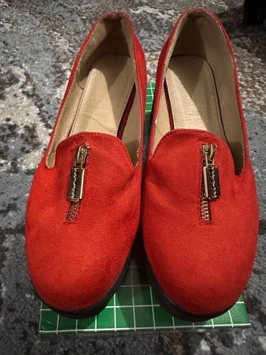 Балетки лофери туфлі 38 р замш