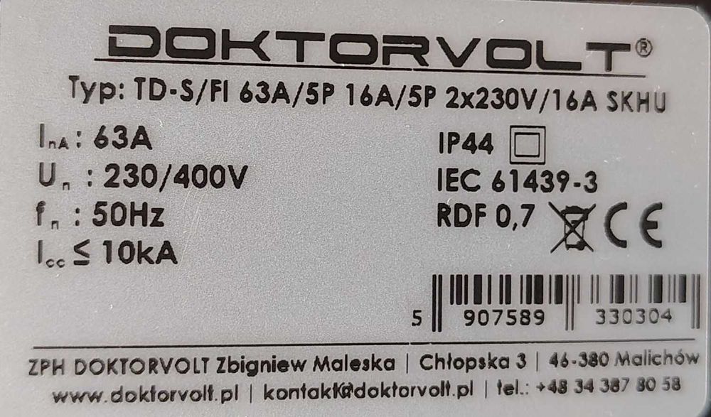 Rozdzielnica Doktorvolt DV-0304-D