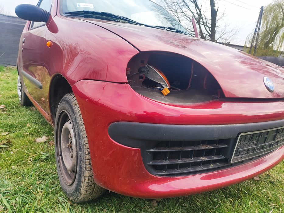 Zderzak przedni Seicento bordo kod lakieru 132f