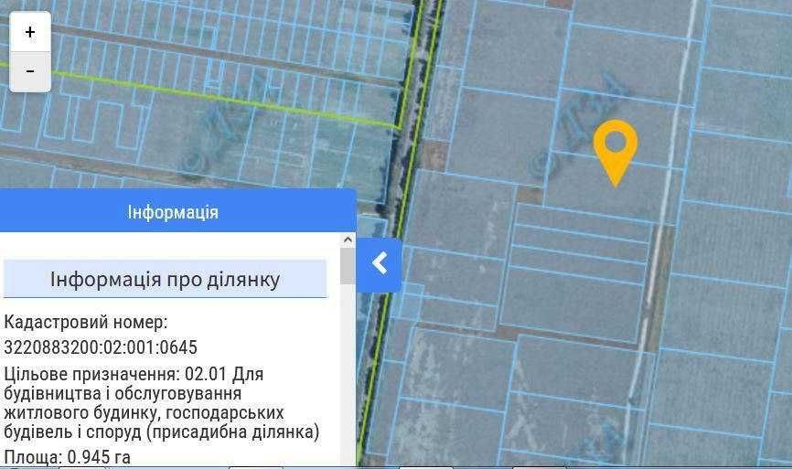 Продам земельну ділянку під житлову забудову в Горі