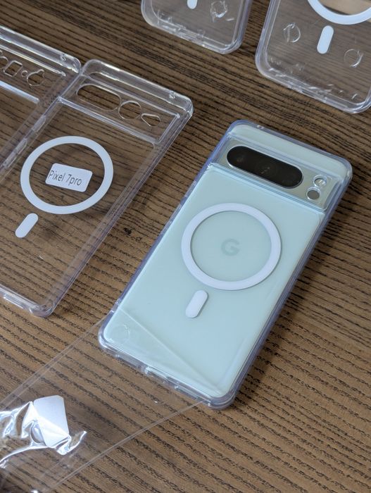 Чохол MagSafe в плівці для Google Pixel Прозорий Антижовтизна