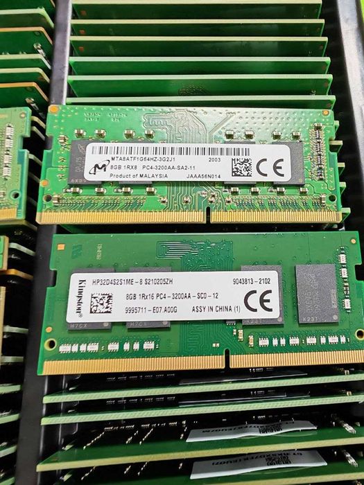 Пам'ять DDR4 8Gb 3200MHz SO-DIMM, ОПТ, RAM ДДР4 8Гб, Samsung, Kingston