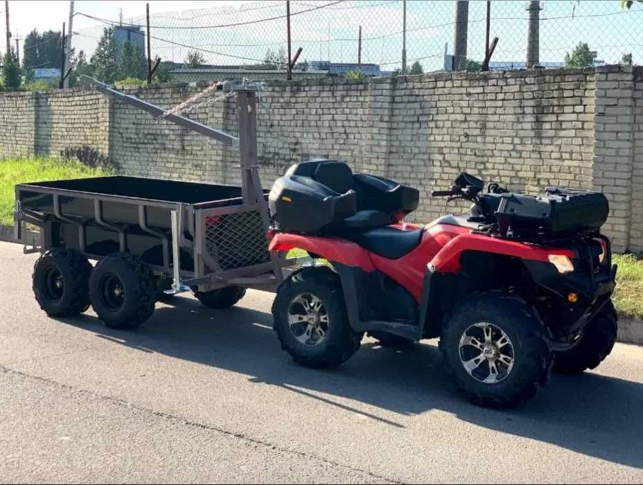 Прицеп до квадроцикла причіп самоскид SHARK 1500 садовий Can Am причеп