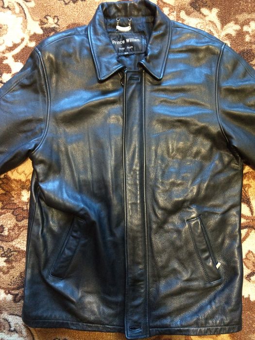 Мужская кожаная куртка Prince William