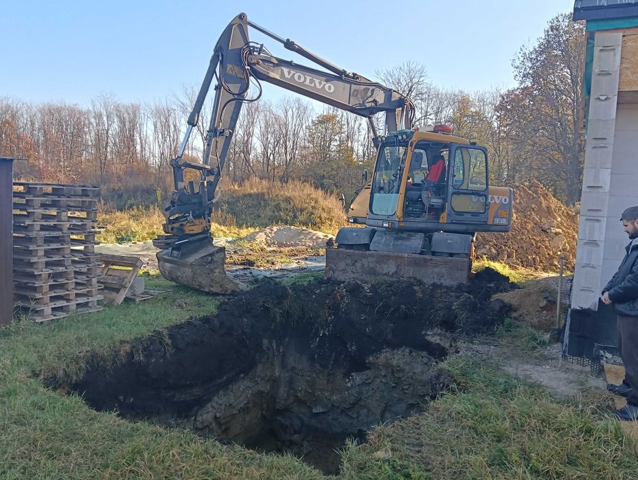 Usługi Koparka Strzelin Borów Boreczek Ludów szambo wykopy wyburzenia