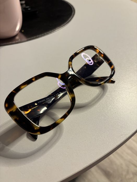 okulary oprawki Prada