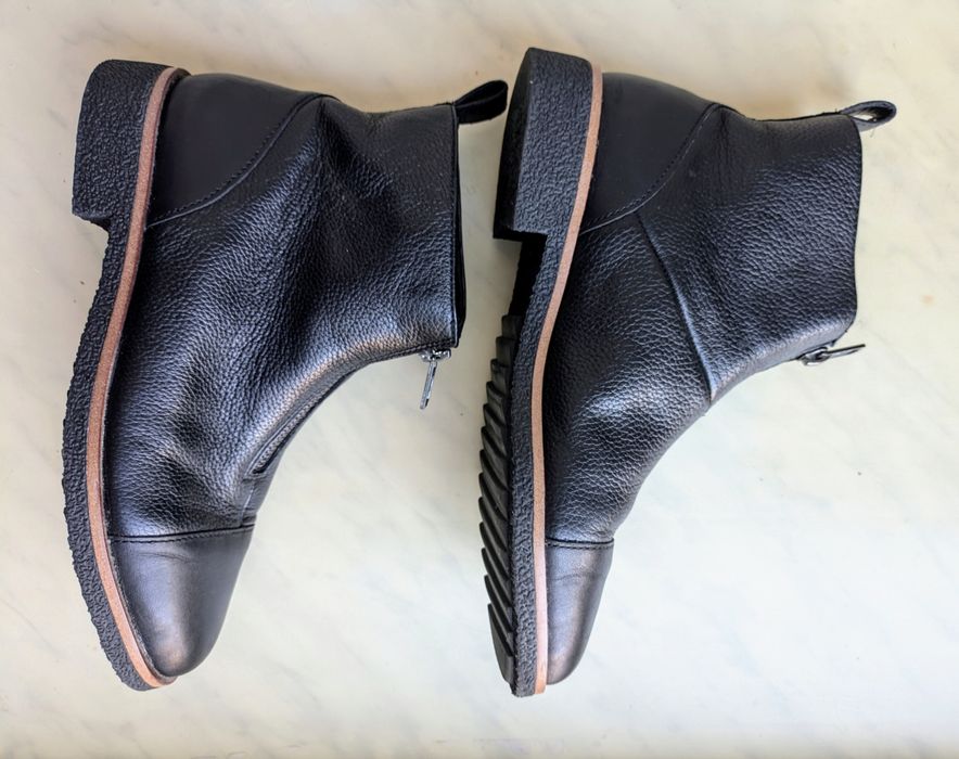 24см Ботильйони clarks сапоги зимові теплі