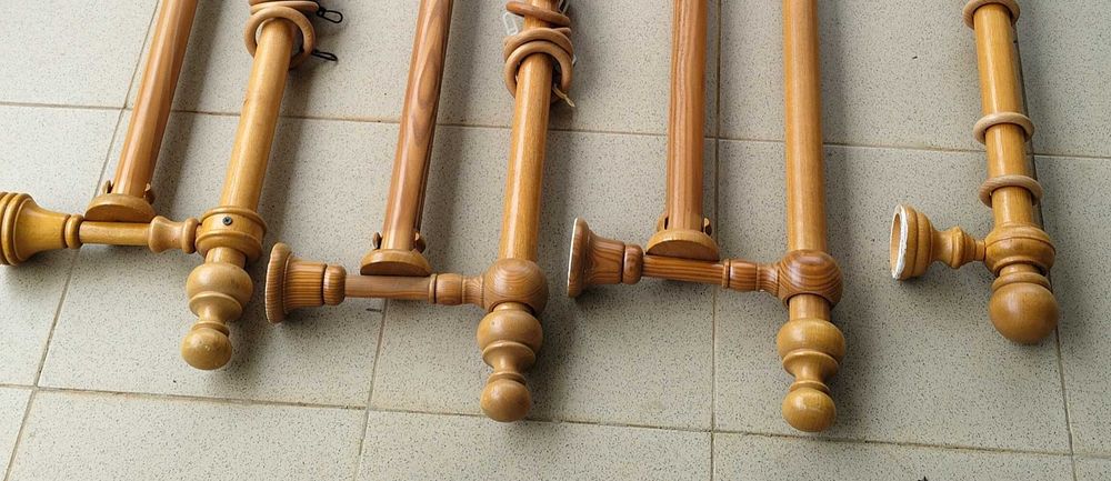 Varoes para cortinados