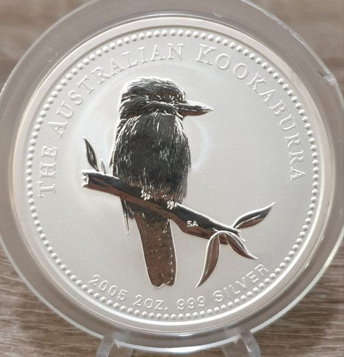 Австралія. 2005 р.  "КУКАБАРРА". СРІБЛО. 2 OZ.  999 проба