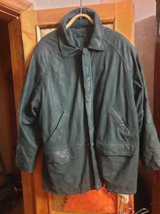 Куртка большого размера из набука 56-58 р.