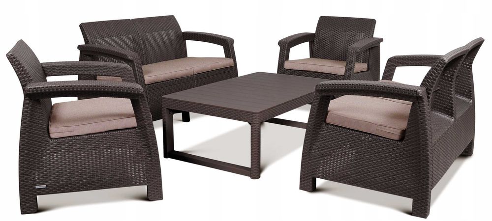 Садовая мебель / Набор для террасы Corfu FIESTA Lyon коричневый