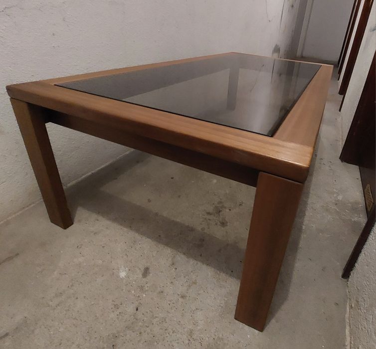 olaio - mesa centro com tampo de vidro