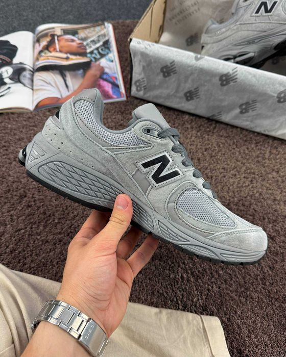 !SALE! Кросівки New Balance 2002r Grey Black Premium 41 42 43 44 45 46 нб чорні