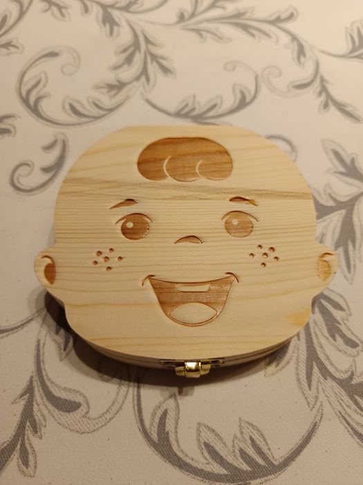 Caixa de dentes de leite bebe menino