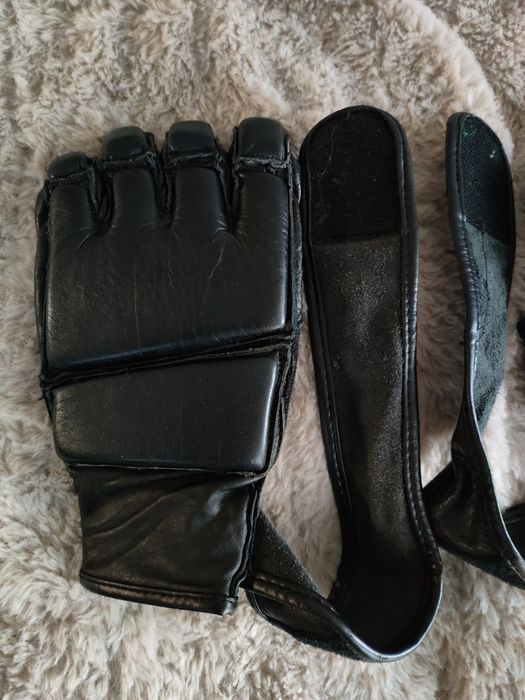 Rękawice skórzane MMA r. XL