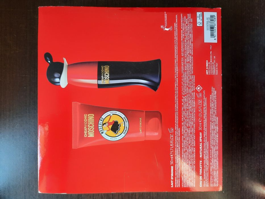 Conjunto Perfume Mochino