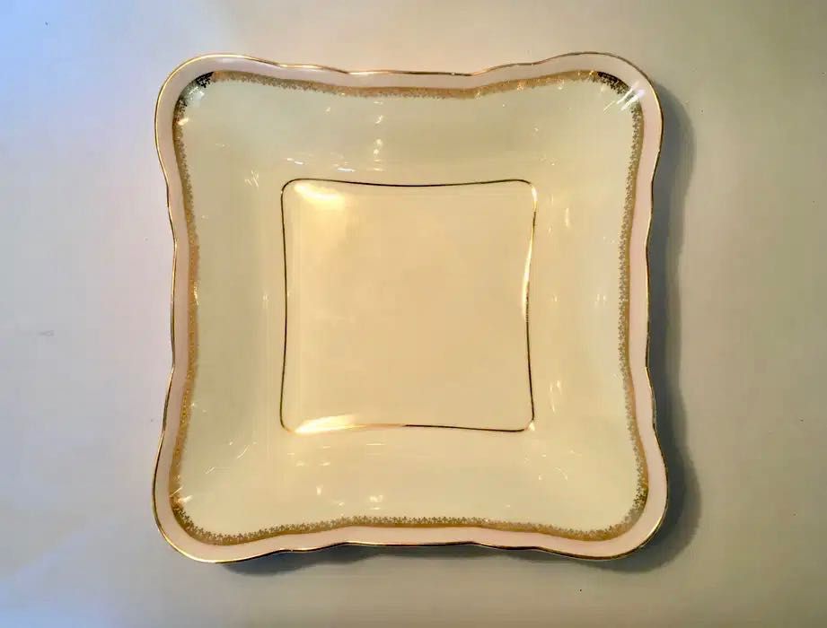 VISTA ALEGRE - 1947/68 - saladeira - 23x23x8 cm/s