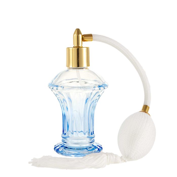 Butelka Flakon na perfumy z pompką - 50 ml! NIEBIESKA!