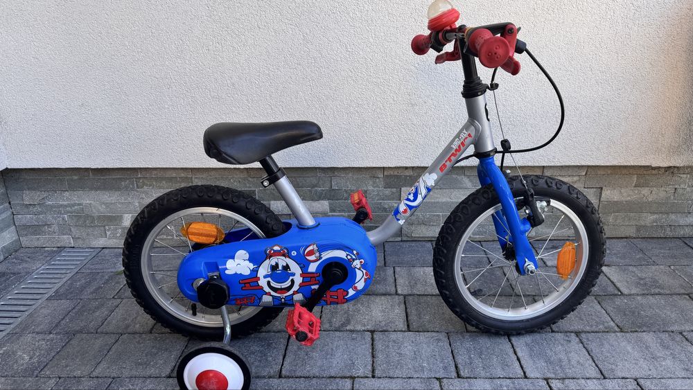 Gwarancja! Super stan B’twin kola 14” dla chlopca 2-4 lat
